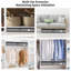 Boîte de rangement renforcée sous le lit pour 4 contenants de rangement sous le lit | Parois latérales et bas renforcés, conception à profil bas de moins de 4,5 po, pour les vêtements et la literie, rangement sous le lit