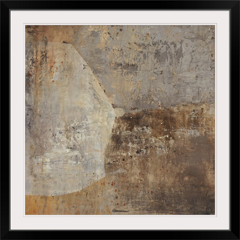 'mur De Pierre Iii Par Peinture Impression Alexys Henry, 16" H x 16" L x 1.5" D, Toile