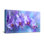Plantes et fleurs, orchidées mauves, fond bleu doux
