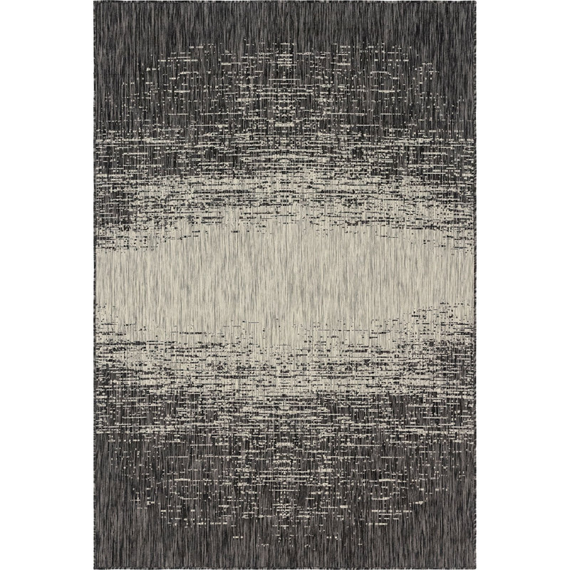 Tapis extérieur Iris gris plomb, Rectangle 6 pi x 9 pi