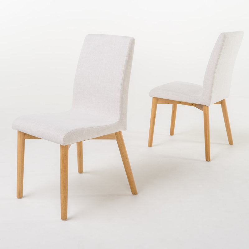 Chaise Edgware, Beige clair, Chêne
