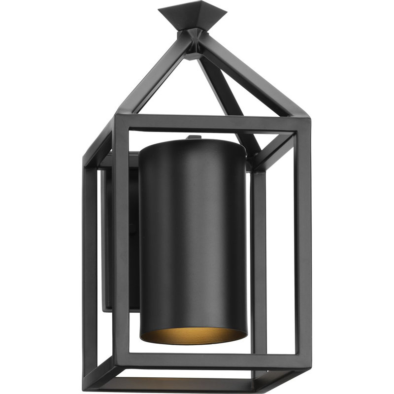 Steel Wall Light, 12.5" H x 6.5" W x 8" D