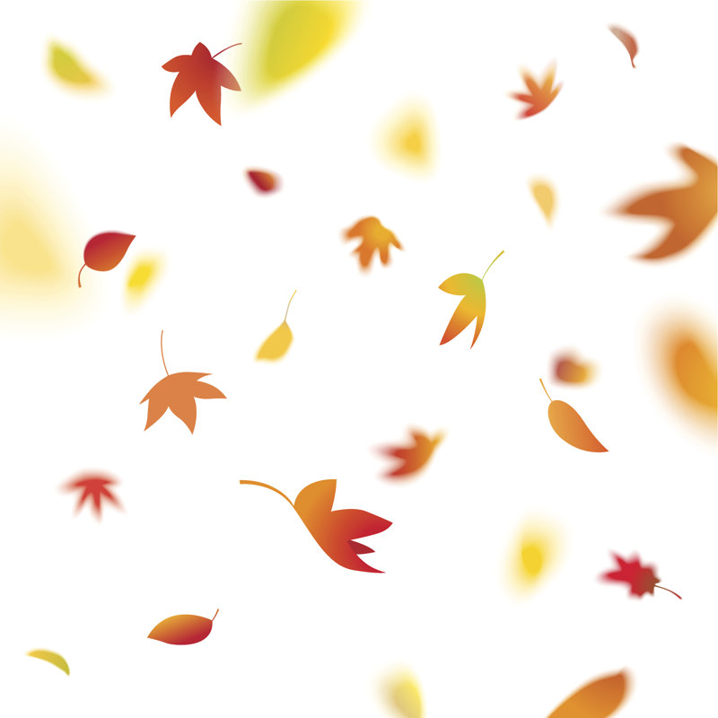 «Autumn Falling Leaves», impression sur toile tendue, L 12 po x H 12 po