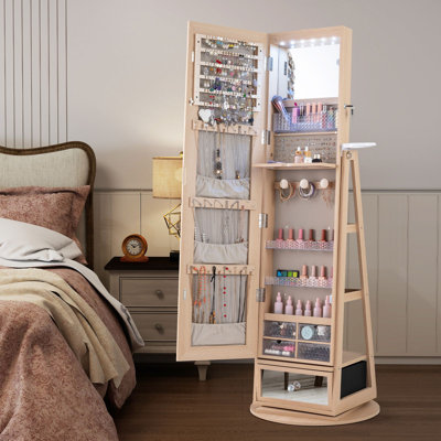 Freestanding Jewelry Armoire