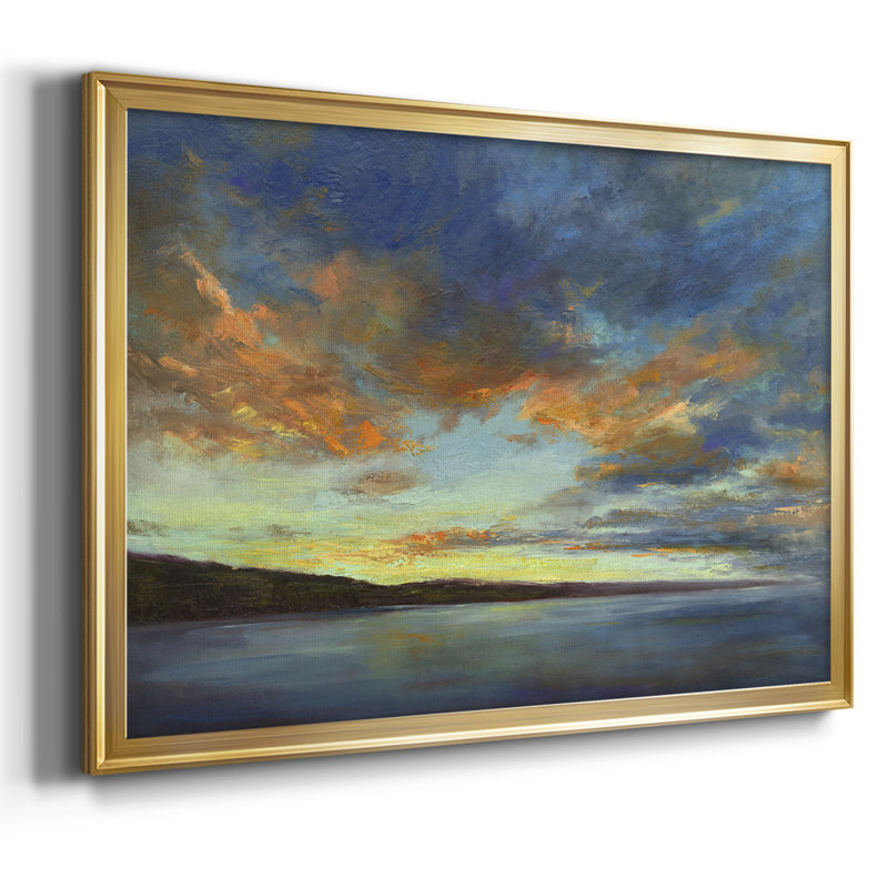 Coastal Views IV, reproduction d'art sur toile, H 26 po x l 38 po x P 1,5 po, Or