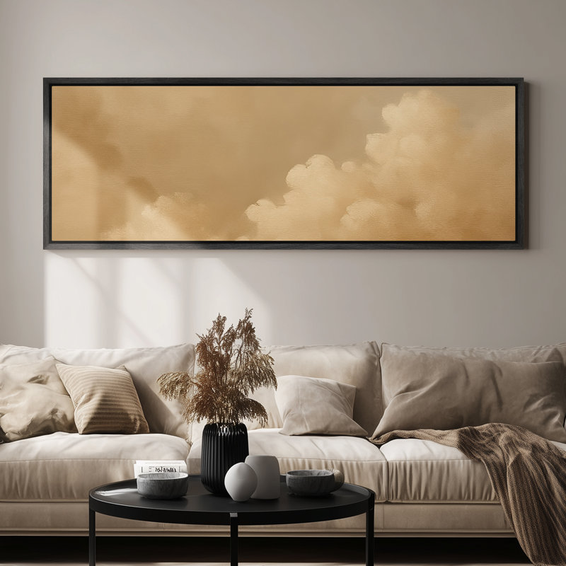 Très grand art mural rétro encadré pour art classique, H 20 po x l 60 po, Noir