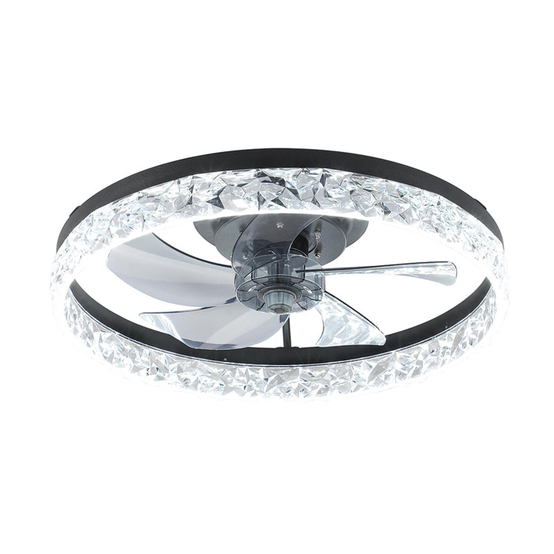 Ventilateur de plafond 19,7 po avec lumières DEL Dusen