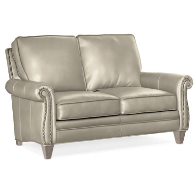 Reddish 65'' Leather Loveseat