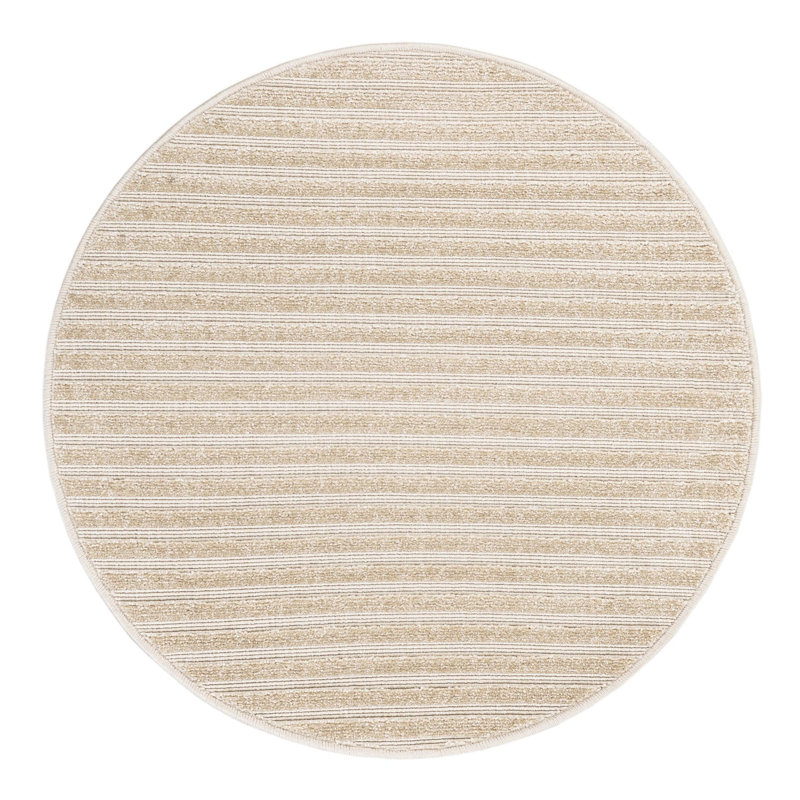 Sabrina Soto Stripes Indoor/Outdoor Rug, Round 3'1"