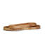 Set Of 2 Decorative Hand-Crafted Natural Rattan Tray
