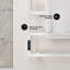 Chauffe-serviettes électrique blanc mat Voltaire-98076168