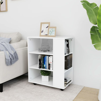 vidaXL Rolling Cabinet Freestanding Storage Cabinet Drawer Unit Engineered Wood by VidaXL