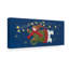 « flying bonhomme de neige », art sur toile-31977523