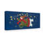 « flying bonhomme de neige », art sur toile-31977526