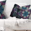 Coussin lombaire à fleur arrondie floral