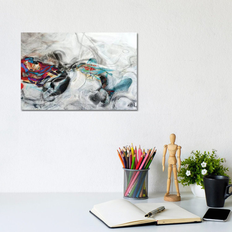 Abstract XVIII by Andrada Anghel - Wrapped Canvas Painting, 20.32cm H x 30.48cm W x 1.905cm D