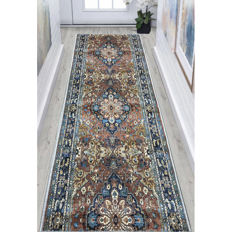 Tapis antidérapant sur mesure en chenille, Tapis de couloir 2 pi 1 po x 9 pi
