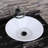 Elegance Plexi Home 16.7'' Ceramic Circular Bathroom Sink with Overflow