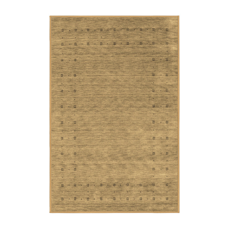Tapis brun contemporain Contemporary 2505, Rectangle de 5 pi x 8 pi