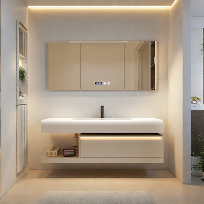 French light luxury bathroom cabinet