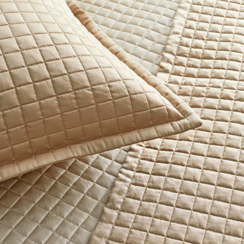 Ready-to-Bed Solid Color 100% Lyocell Sham, Euro Sham, Taupe