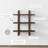 Solid Wood Floating Shelf with Adjustable Shelves-816792553