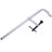 F-Clamp Set, 29.9x9.1x2.6 inches, Steel, 2 Pieces, Clamp Set, Silver, 24-inch