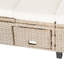 Patio 4 pièces avec auvent rétractable, preuve, coussins confortables et sièges réglables verticalement, table élévatrice pour le jardin-1467441127