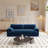 Convertible Sleeper Sofa with Side Storage-1887600778