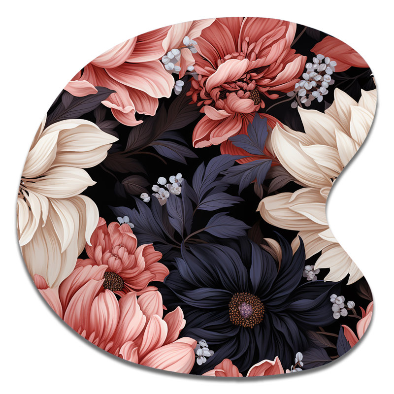 Décoration murale Garwood - Floral, H 27 po x l 27 po