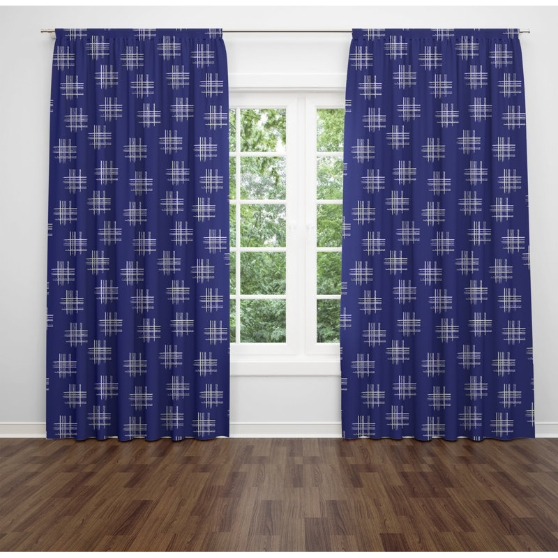 Paire de rideaux obscurcissant Vieux Polyester, L 20 po x L 82 po