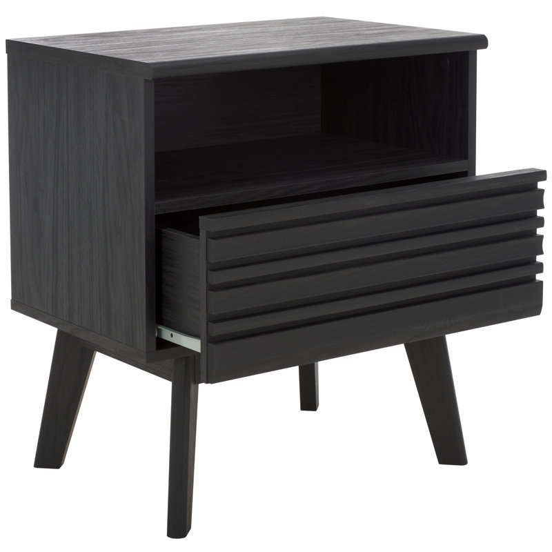 Table de chevet Kunio, Noir