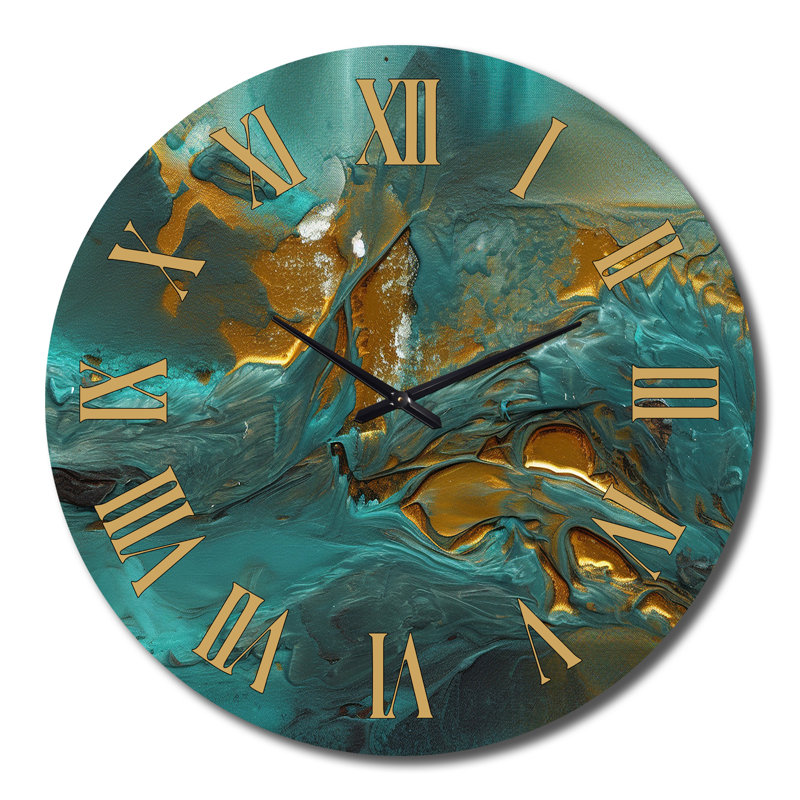 Horloge murale Golden Sunshine, Très grand