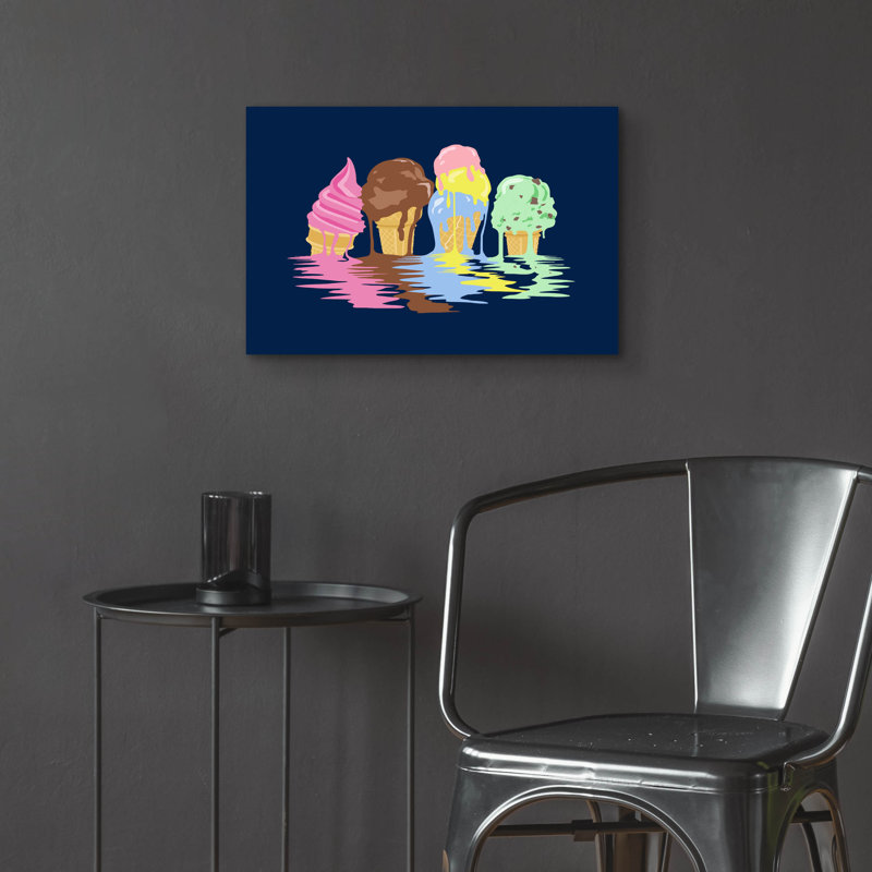 «Ice Cream Dreams» par Rachel Caldwell, H 16 po x l 24 po x P 0,2 po