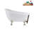 53.1'' x 25.6'' Soaking Acrylic Bathtub-72770156-76275072
