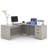 Neily L-Shaped Executive Desk With File Cabinet For Home Office