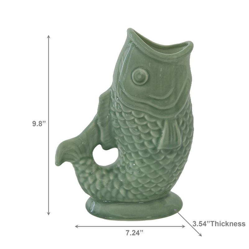 Vase en céramique Haight, Vert
