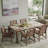 Six-piece Outdoor Patio Dining Table Set-1293898319