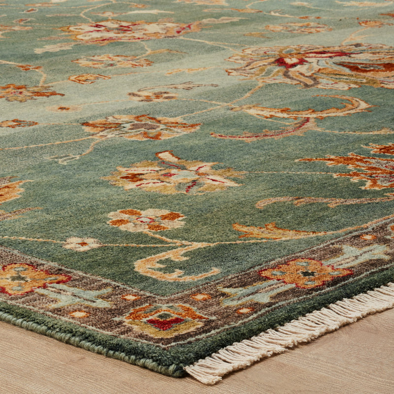 Hand Knotted Oriental Area Rug, Rectangle 4' x 6'
