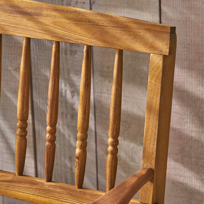 Banc de jardin en bois massif Maidstein, Teck