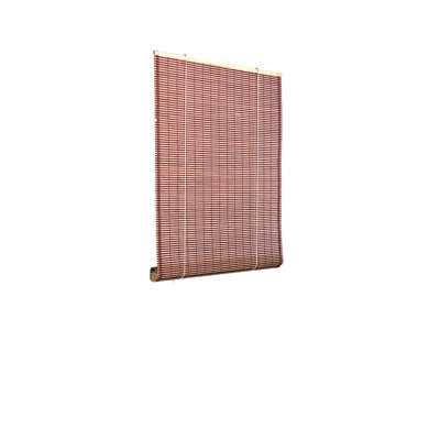 Semi Sheer Wood Roll-Up Blind