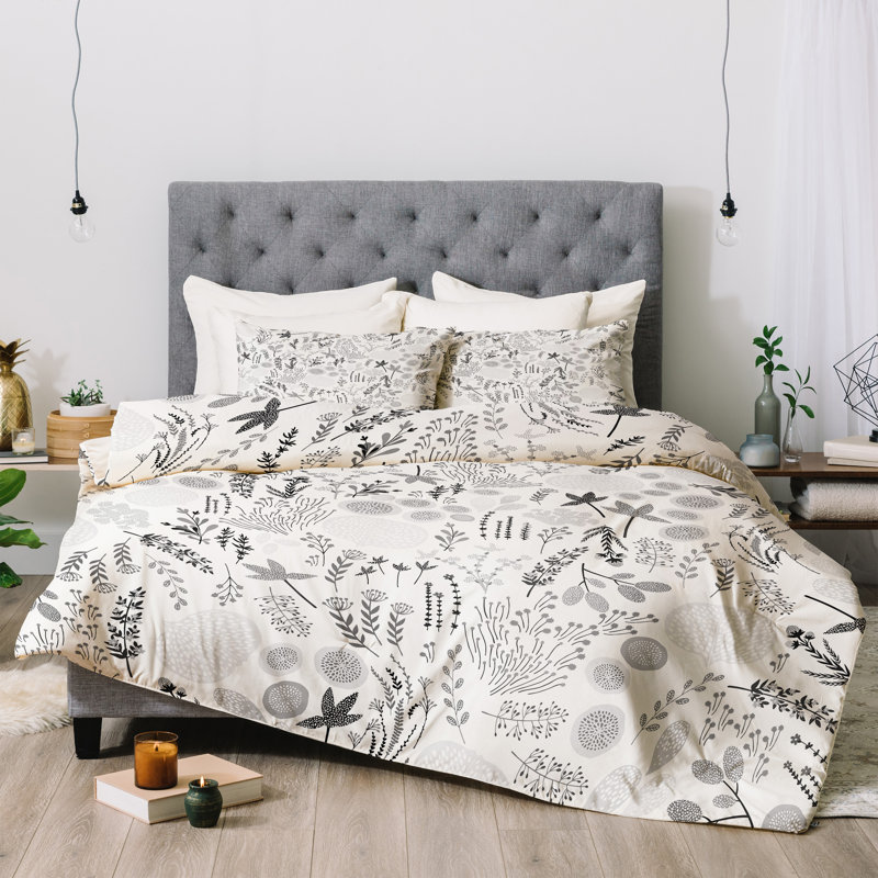 Ensemble d'édredon 3 pièces Iveta Abolina Goodness, Édredon pour lit simple + 1 taie décorative stan