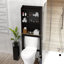 Armoire au-dessus de la toilette pour salle de bain - Améliore le rangement et l'apparence