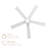 Vantage 52in 3-Blade Smart Ceiling Fan 2700K-6000K CCT Tunable Range LED Light Kit in White Hardware with Reversible Natural Wood or White Blades Works With iOS or Android App-126659220