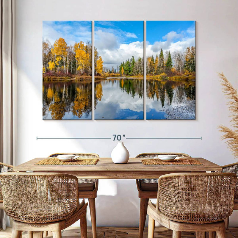 Alvord Autumn Reflection, 42" H x 65" W