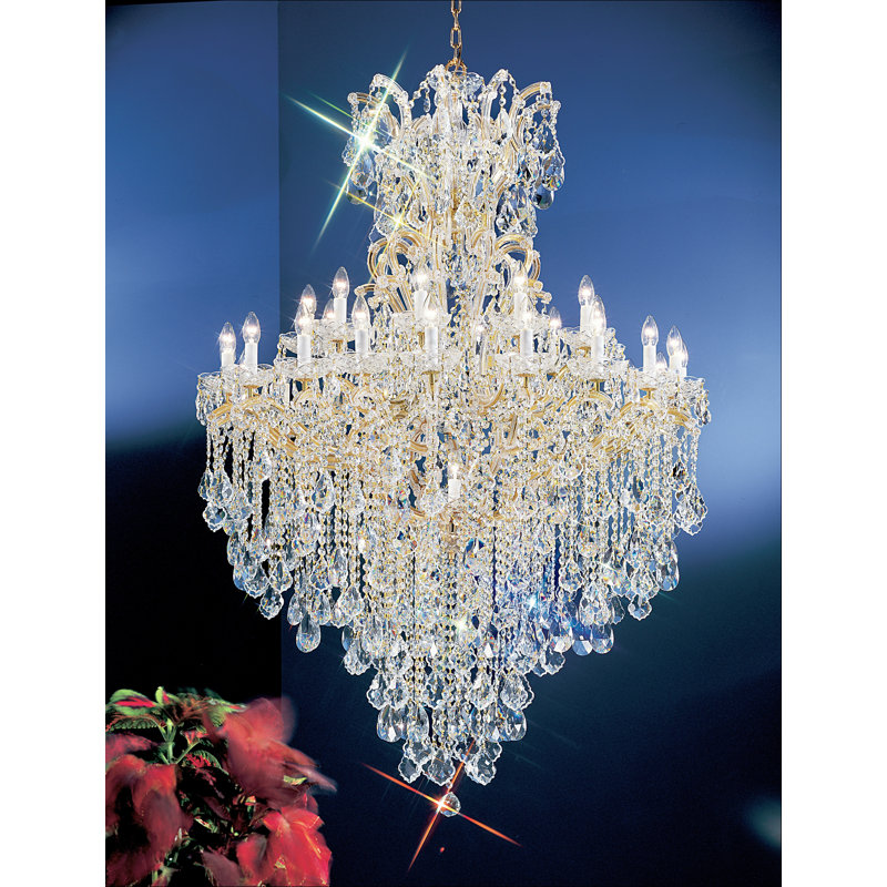 Lustre empire 31 lumières Falson, Crystalique, Chrome