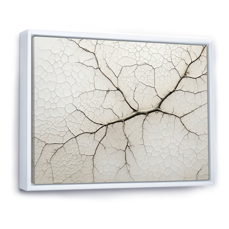 «Monocrhome Sycamore Tree Solitude I», reproduction sur toile, H 24 po x l 32 po x P 1 po, Cadre flottant blanc