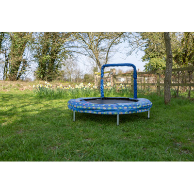 48" JumpKing Blue Robot Mini Trampoline