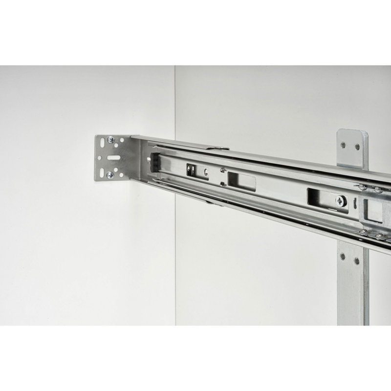 Chrome 2-Tier Pullout Cabinet Organizer for Pots and Pans