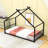 House Bed With Playhouse Design And Headboard-101350073-101350072